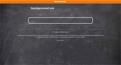 Desktop Screenshot of beautypermanent.com